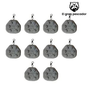 (ECO SIN PLOMO) Oferta Pesos Gripa Emerillon 150gr 10 Unidades